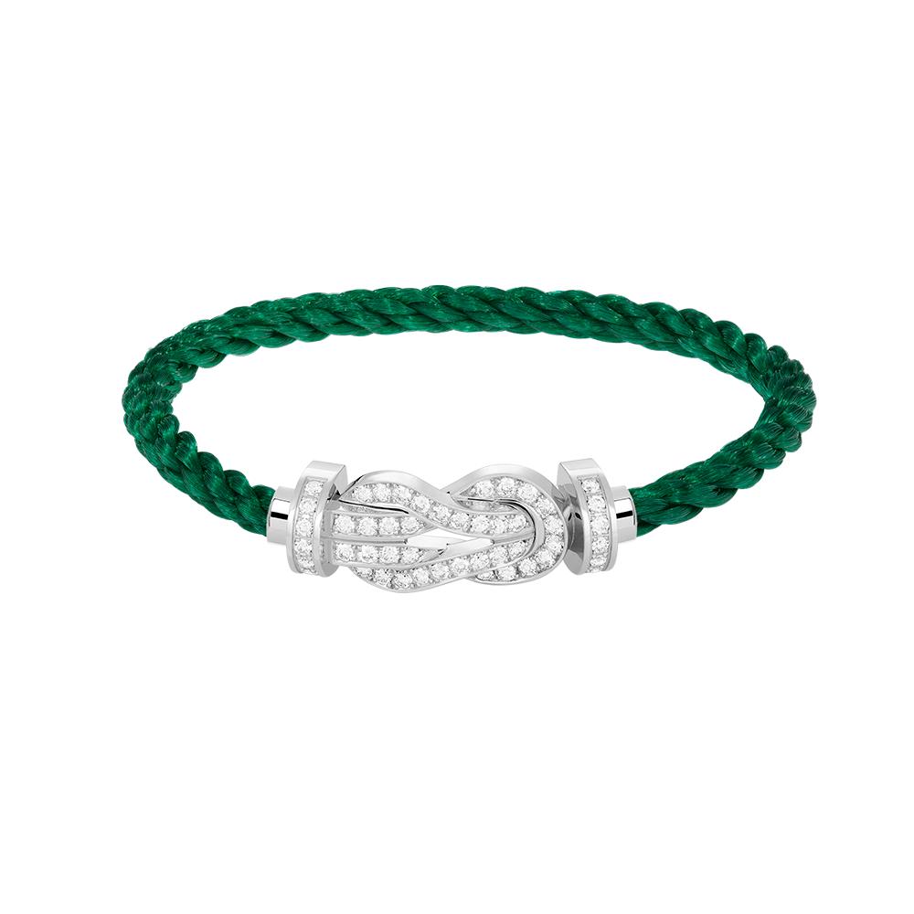 ¡®Lume Jewels¡¯CHANCE LARGE 8 FIGURE BUCKLE FULL DIAMOND BRACELET SILVER