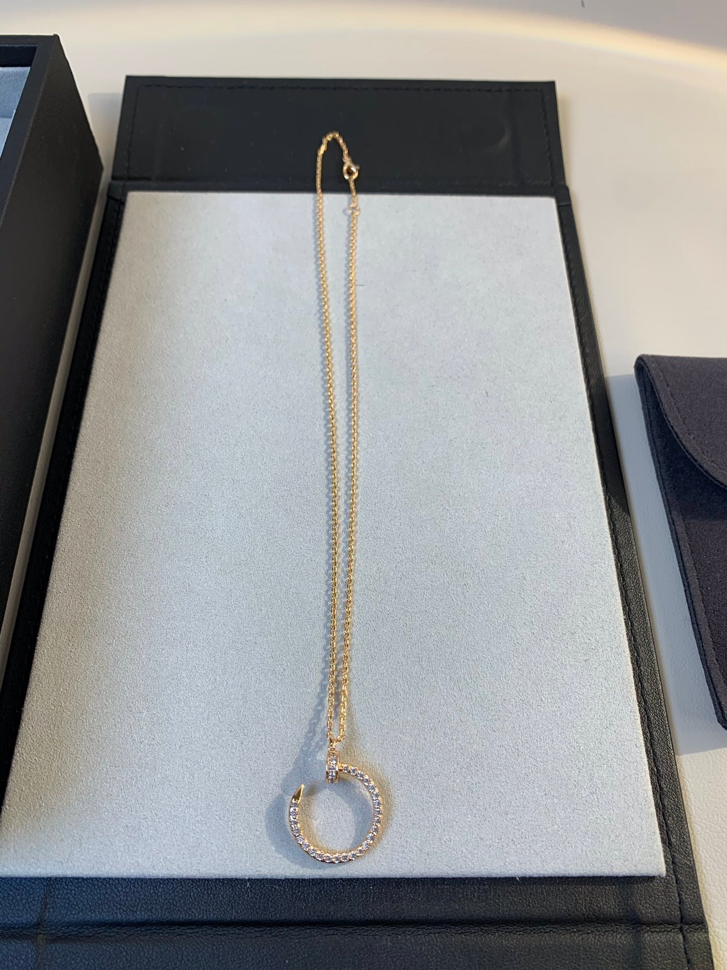 ¡®Lume Jewels¡¯JUSTE NECKLACE PINK GOLD DIAMONDS