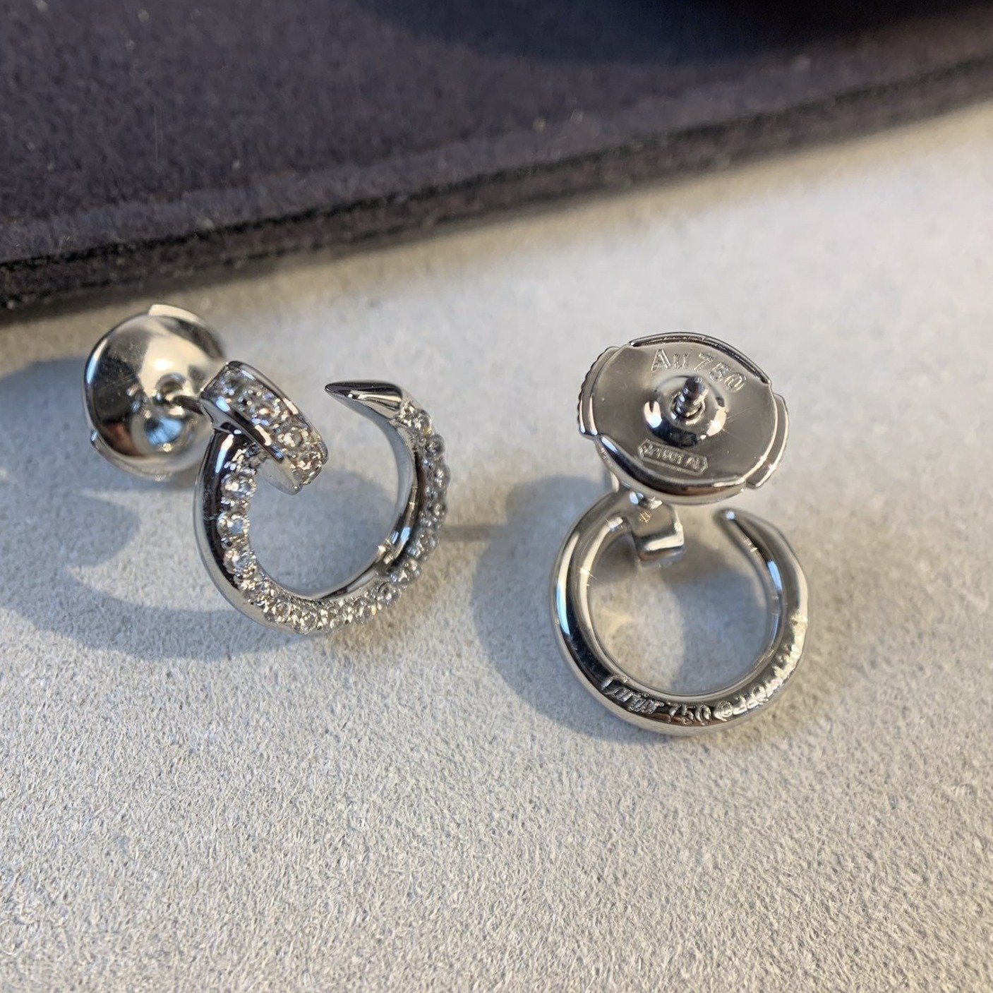 ¡®Lume Jewels¡¯JUSTE EARRINGS SILVER DIAMONDS