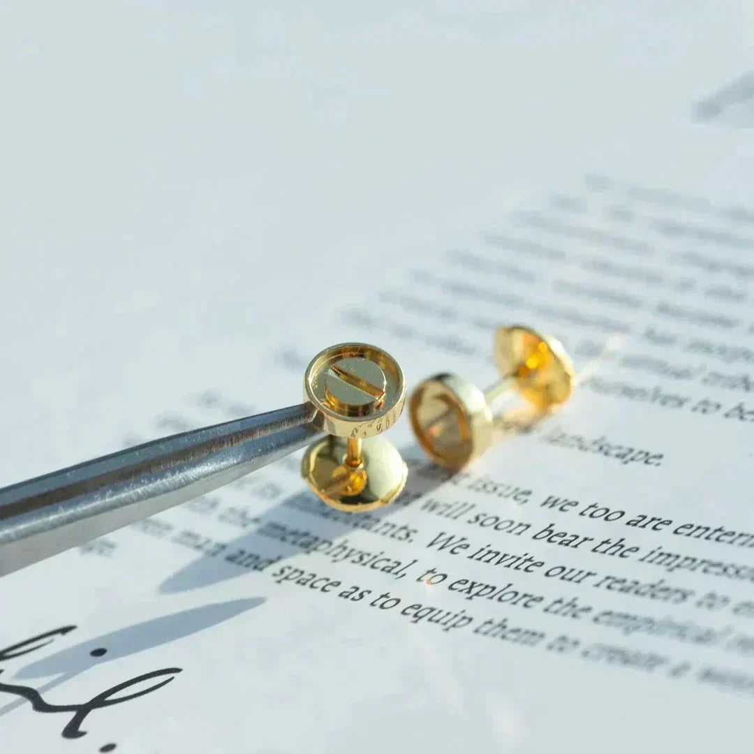 ¡®Lume Jewels¡¯LOVE EARRINGS GOLD 10MM