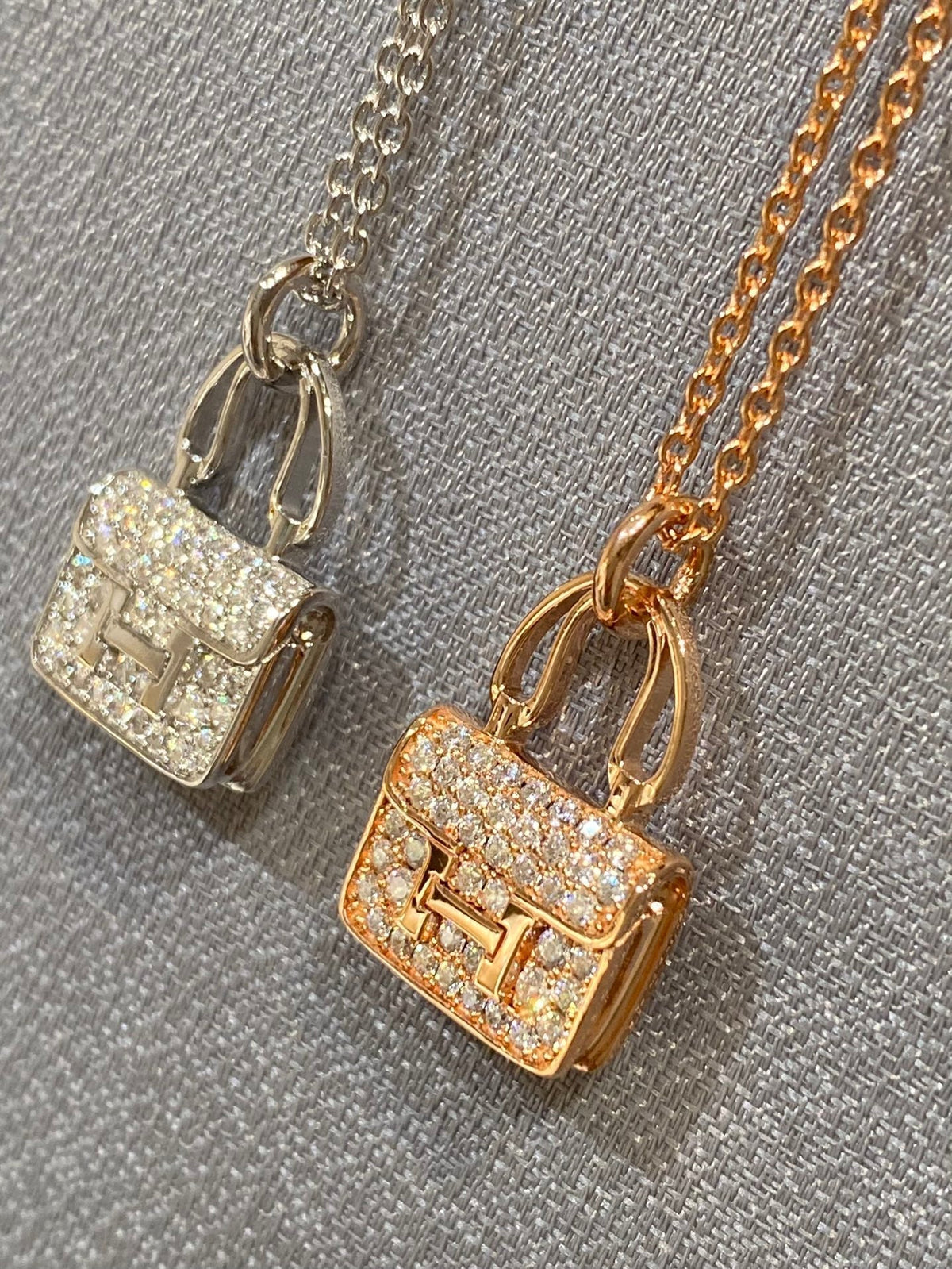 ¡®Lume Jewels¡¯CONSTANCE PEDANT DIAMOND NECKLACE