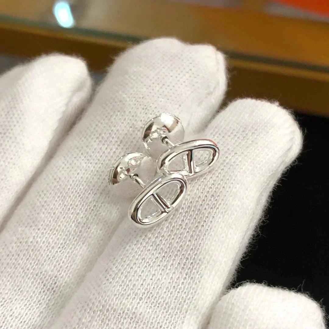 ¡®Lume Jewels¡¯CHAINE SMALL EARRINGS GOLD AND SILVER