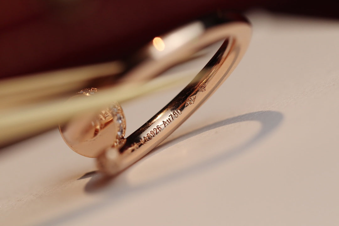 ¡®Lume Jewels¡¯JUSTE RING 2.65MM PINK GOLD DIAMOND