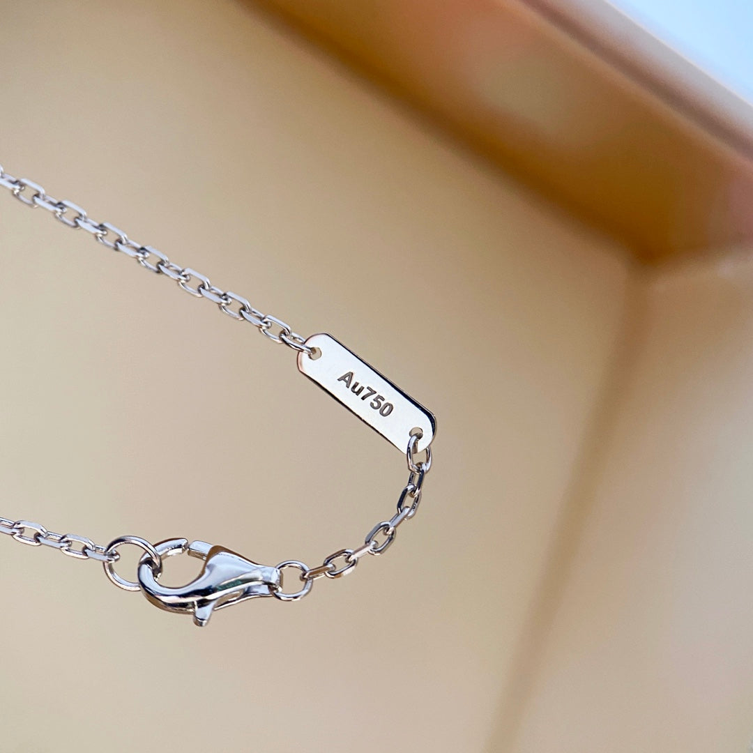 ¡®Lume Jewels¡¯CLOVER DIAMOND NECKLACE SILVER