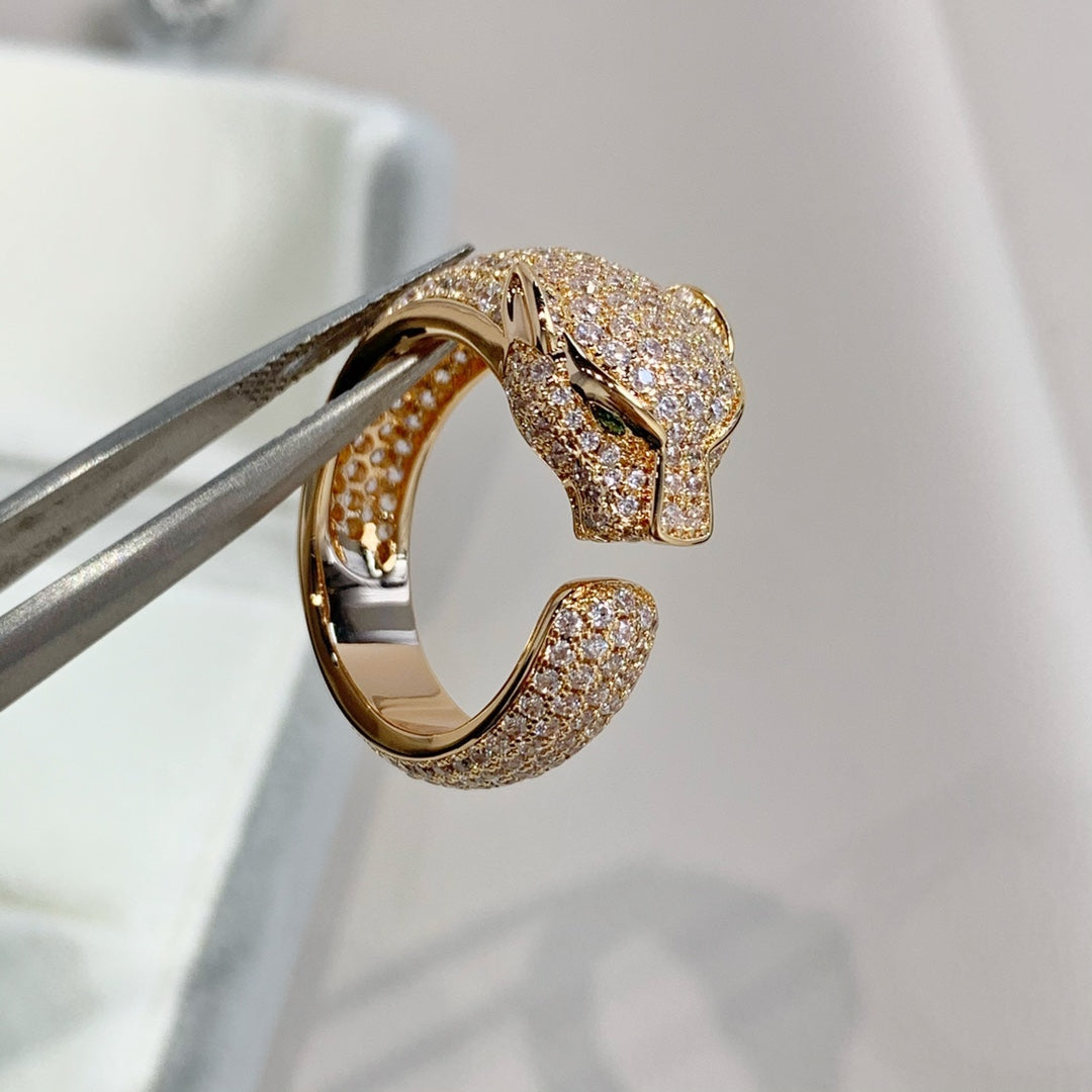 ¡®Lume Jewels¡¯PANTHERE PINK GOLD DIAMOND RING