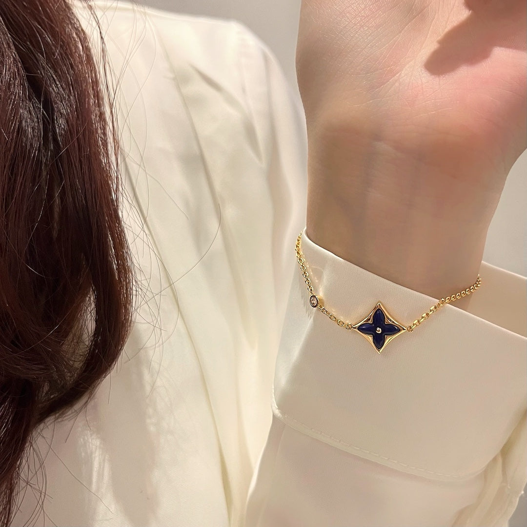 ¡®Lume Jewels¡¯COLOR STAR PINK GOLD DIAMOND BRACELET