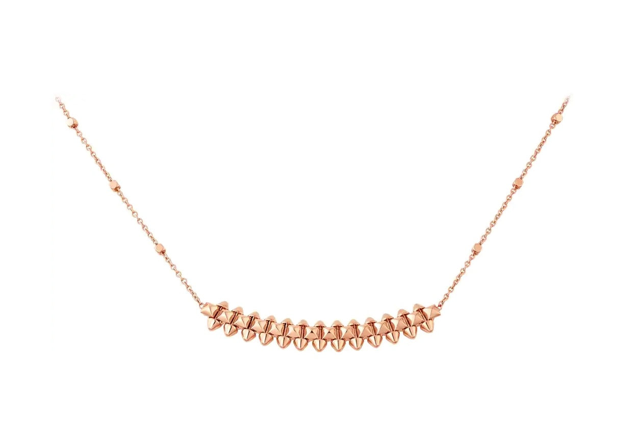 ¡®Lume Jewels¡¯CLASH PINK GOLD NECKLACE