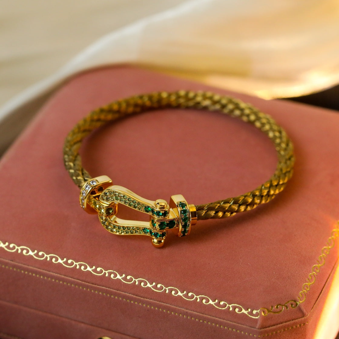 ¡®Lume Jewels¡¯FORCE 10 GOLD GREEN DIAMOND PAVED