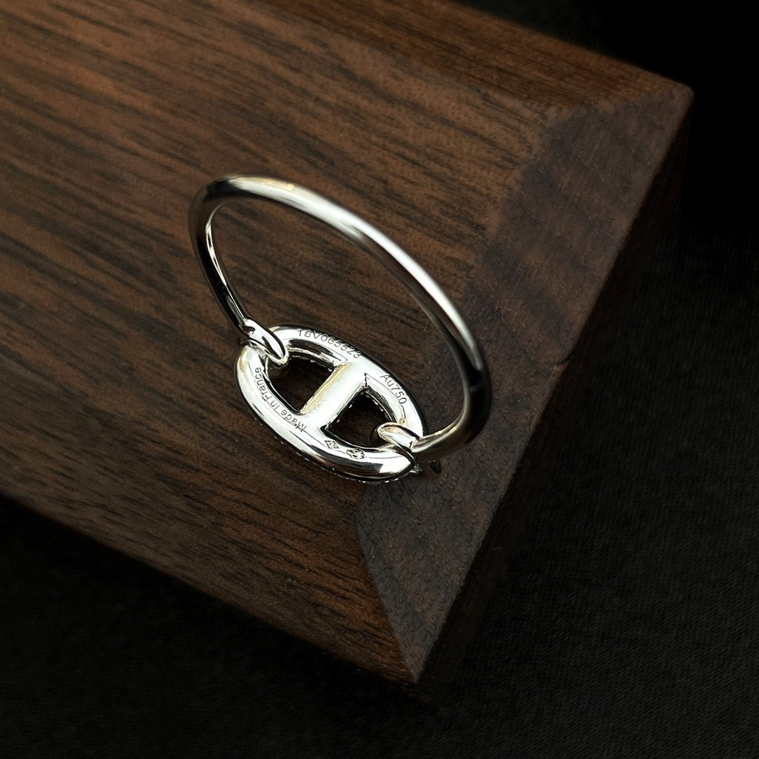 ¡®Lume Jewels¡¯RONDE SMALL SILVER DIAMOND RING