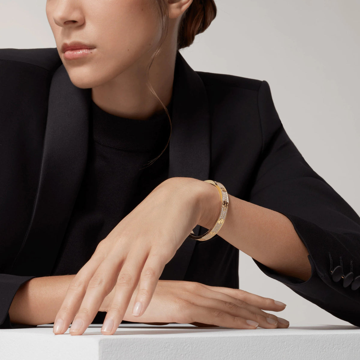 ¡®Lume Jewels¡¯LOVE BRACELET 6.1MM DIAMOND-PAVED