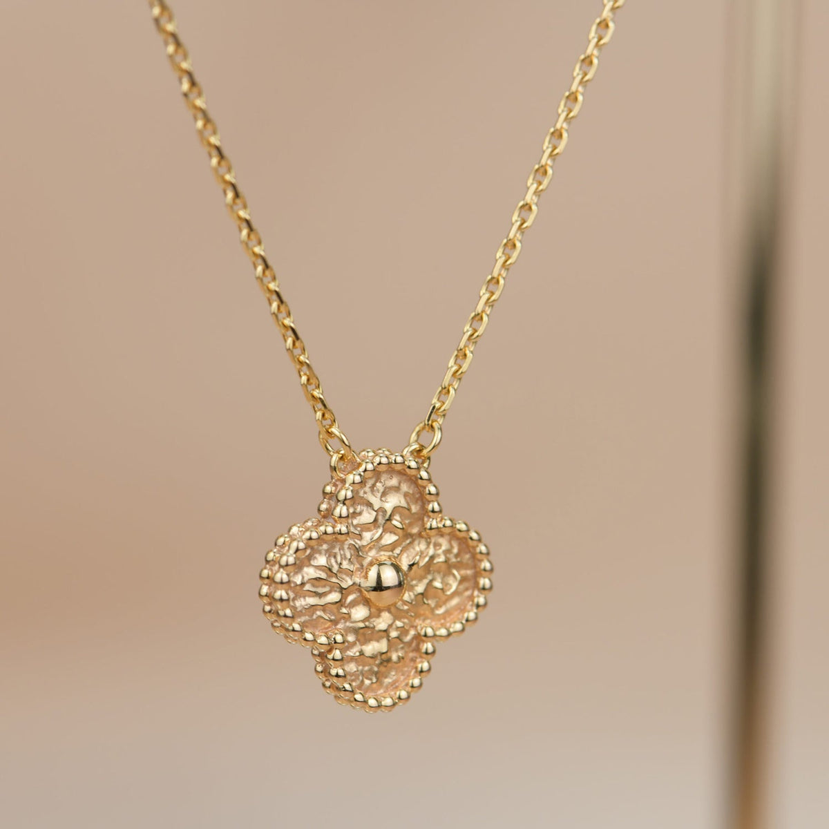 ¡®Lume Jewels¡¯CLOVER 15MM BRONZING NECKLACE