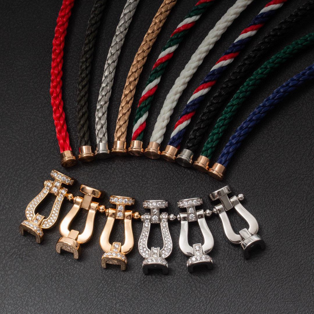 ¡®Lume Jewels¡¯FORCE LARGE HORSESHOE NO DIAMOND BRACELET ROSE GOLD