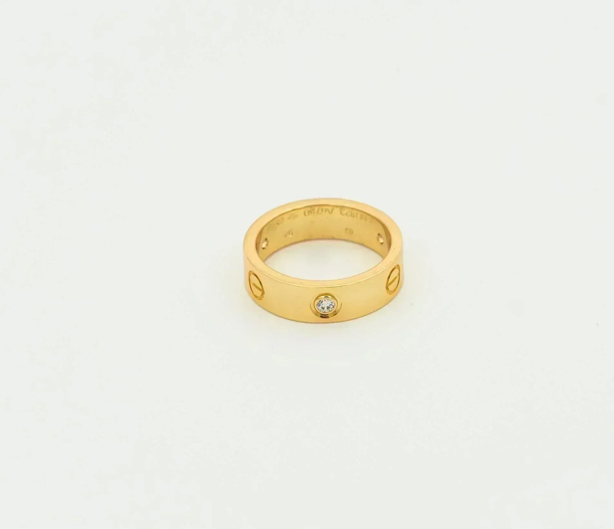 ¡®Lume Jewels¡¯LOVE RING 5.5MM 3 DIAMONDS GOLD