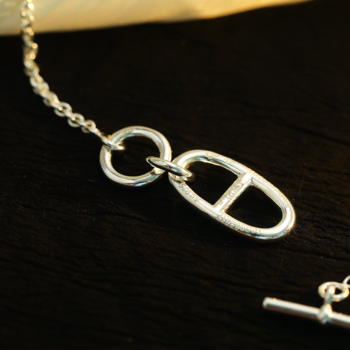 ¡®Lume Jewels¡¯HM CHAINE D'ANCRE PENDANT NECKLACE STERLING SILVER