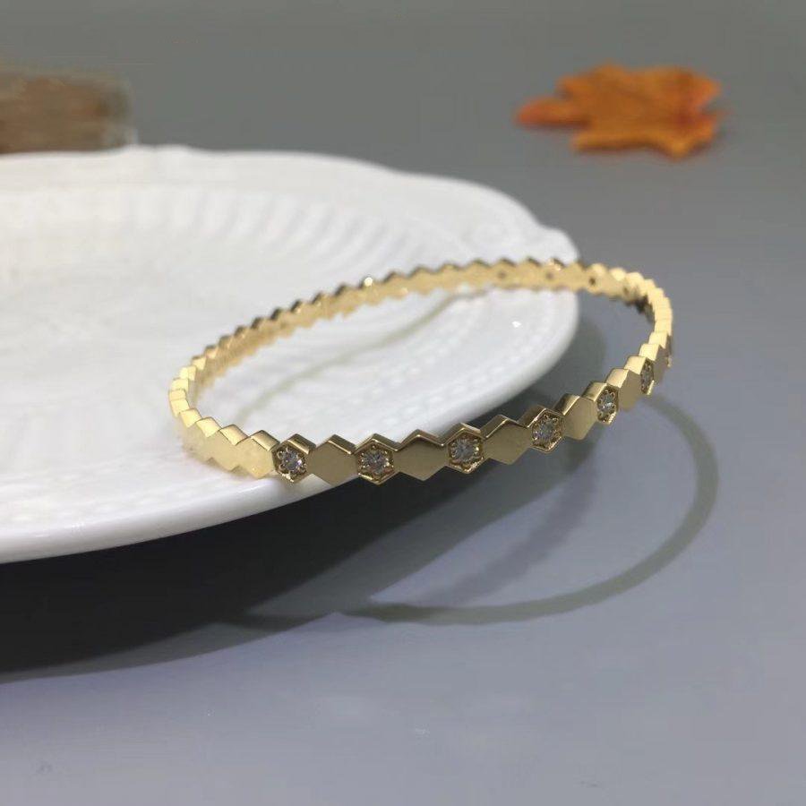 ¡®Lume Jewels¡¯BEE LOVE GOLD DIAMOND BRACELET