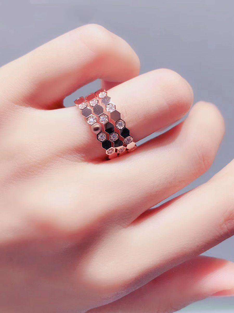 ¡®Lume Jewels¡¯BEE LOVE RING PINK GOLD DIAMOND