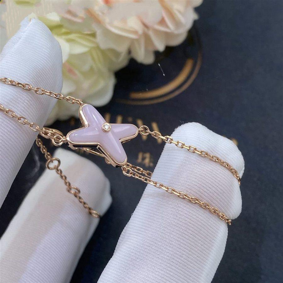 ¡®Lume Jewels¡¯JEUX BRACELET PINK MOP PINK GOLD 1 DIAMOND