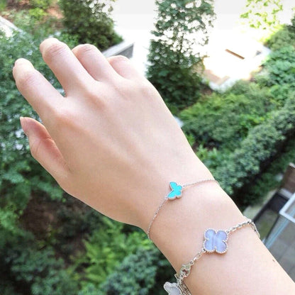 ¡®Lume Jewels¡¯BUTTERFLY TURQUOISE BUTTERFLY BRACELET SILVER