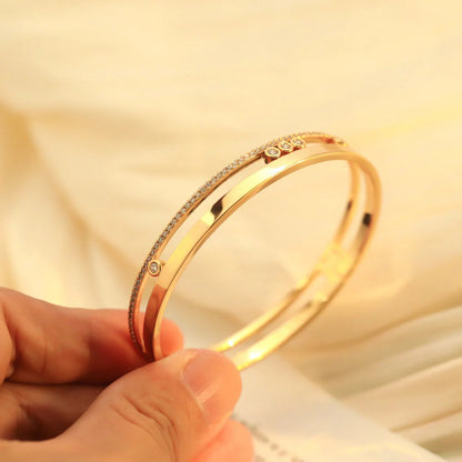 [Lume Jewels]Move Romane Diamond Bangle Bracelet