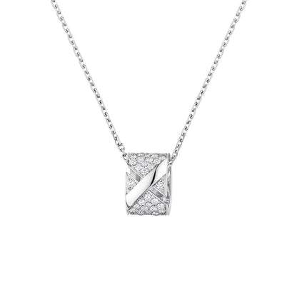 ¡®Lume Jewels¡¯LIENS EVIDENCE DIAMOND PAVED NECKLACE