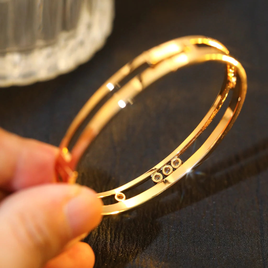 [Lume Jewels]Move Romane Diamond Bangle Bracelet