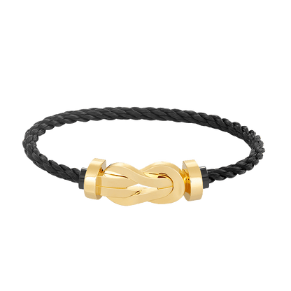 ¡®Lume Jewels¡¯CHANCE LARGE 8 FIGURE BUCKLE NO DIAMOND BRACELET GOLD