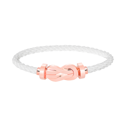 ¡®Lume Jewels¡¯CHANCE LARGE 8 FIGURE BUCKLE NO DIAMOND BRACELET ROSE GOLD