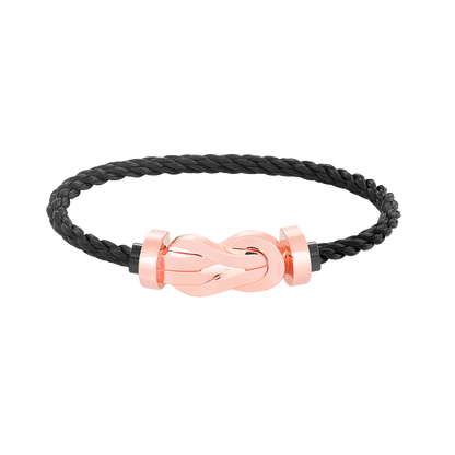 ¡®Lume Jewels¡¯CHANCE LARGE 8 FIGURE BUCKLE NO DIAMOND BRACELET ROSE GOLD
