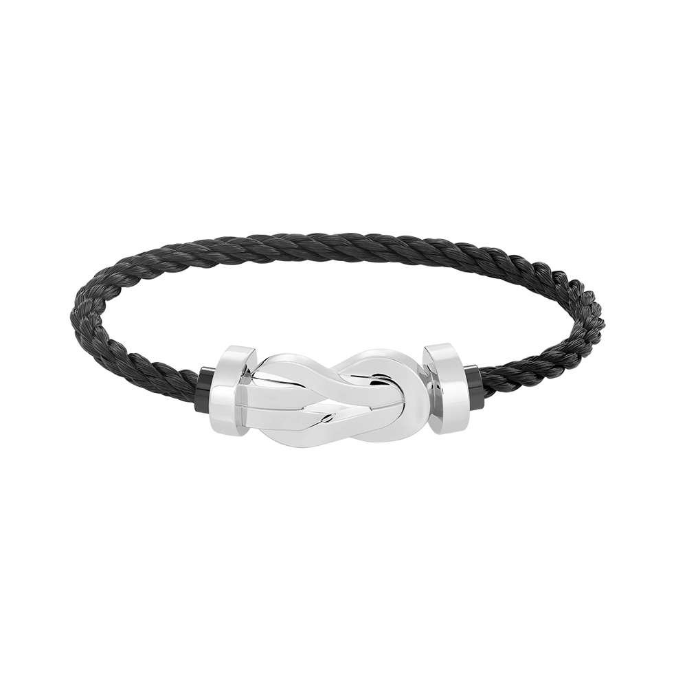 ¡®Lume Jewels¡¯CHANCE LARGE 8 FIGURE BUCKLE NO DIAMOND BRACELET SILVER