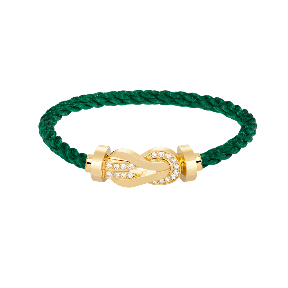 ¡®Lume Jewels¡¯CHANCE LARGE 8 FIGURE BUCKLE HALF DIAMOND BRACELET GOLD