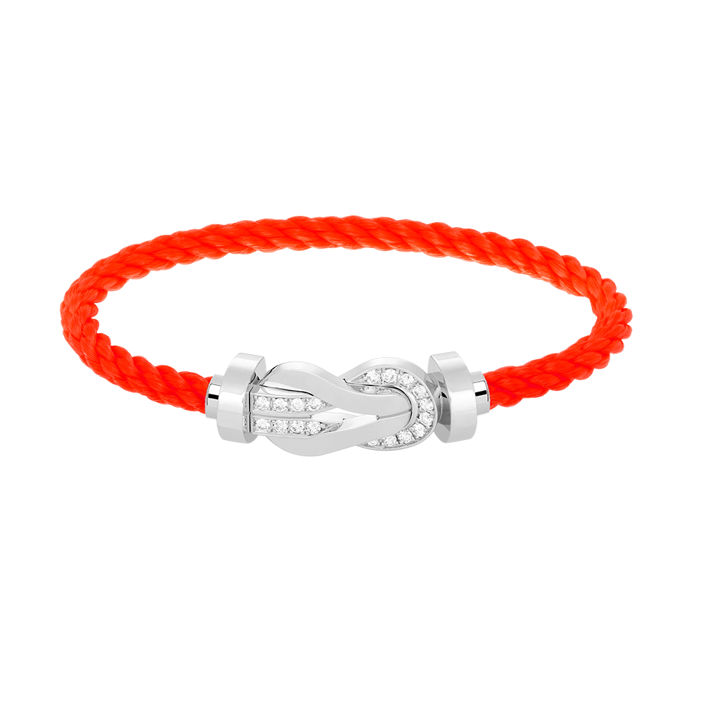 ¡®Lume Jewels¡¯CHANCE LARGE 8 FIGURE BUCKLE HALF DIAMOND BRACELET SILVER