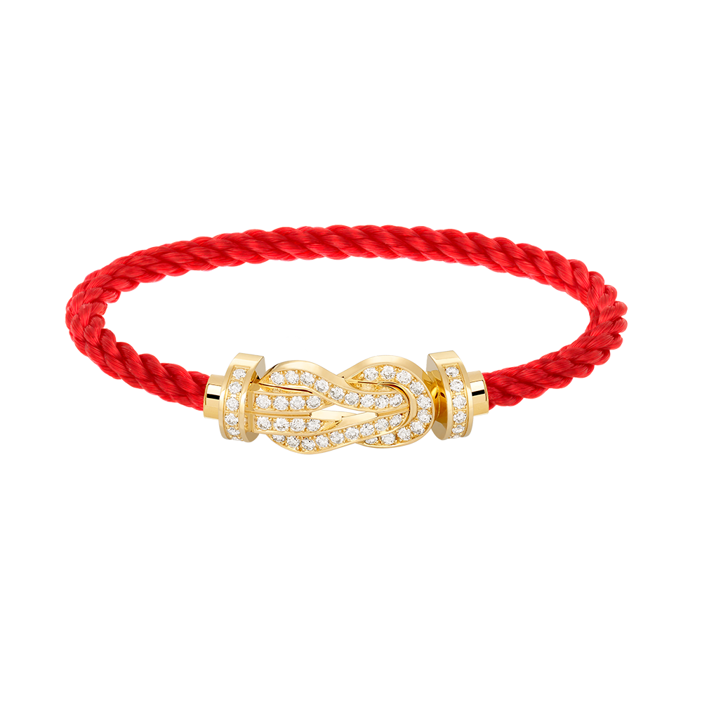 ¡®Lume Jewels¡¯CHANCE LARGE 8 FIGURE BUCKLE FULLDIAMOND BRACELET GOLD