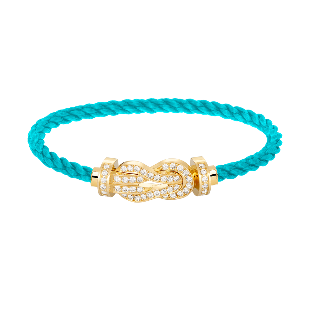 ¡®Lume Jewels¡¯CHANCE LARGE 8 FIGURE BUCKLE FULLDIAMOND BRACELET GOLD