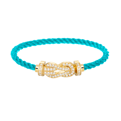 ¡®Lume Jewels¡¯CHANCE LARGE 8 FIGURE BUCKLE FULLDIAMOND BRACELET GOLD