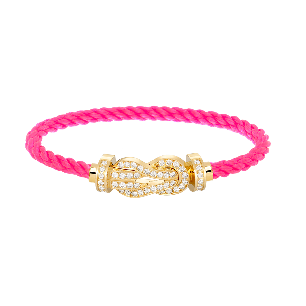 ¡®Lume Jewels¡¯CHANCE LARGE 8 FIGURE BUCKLE FULLDIAMOND BRACELET GOLD