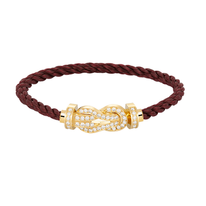 ¡®Lume Jewels¡¯CHANCE LARGE 8 FIGURE BUCKLE FULLDIAMOND BRACELET GOLD
