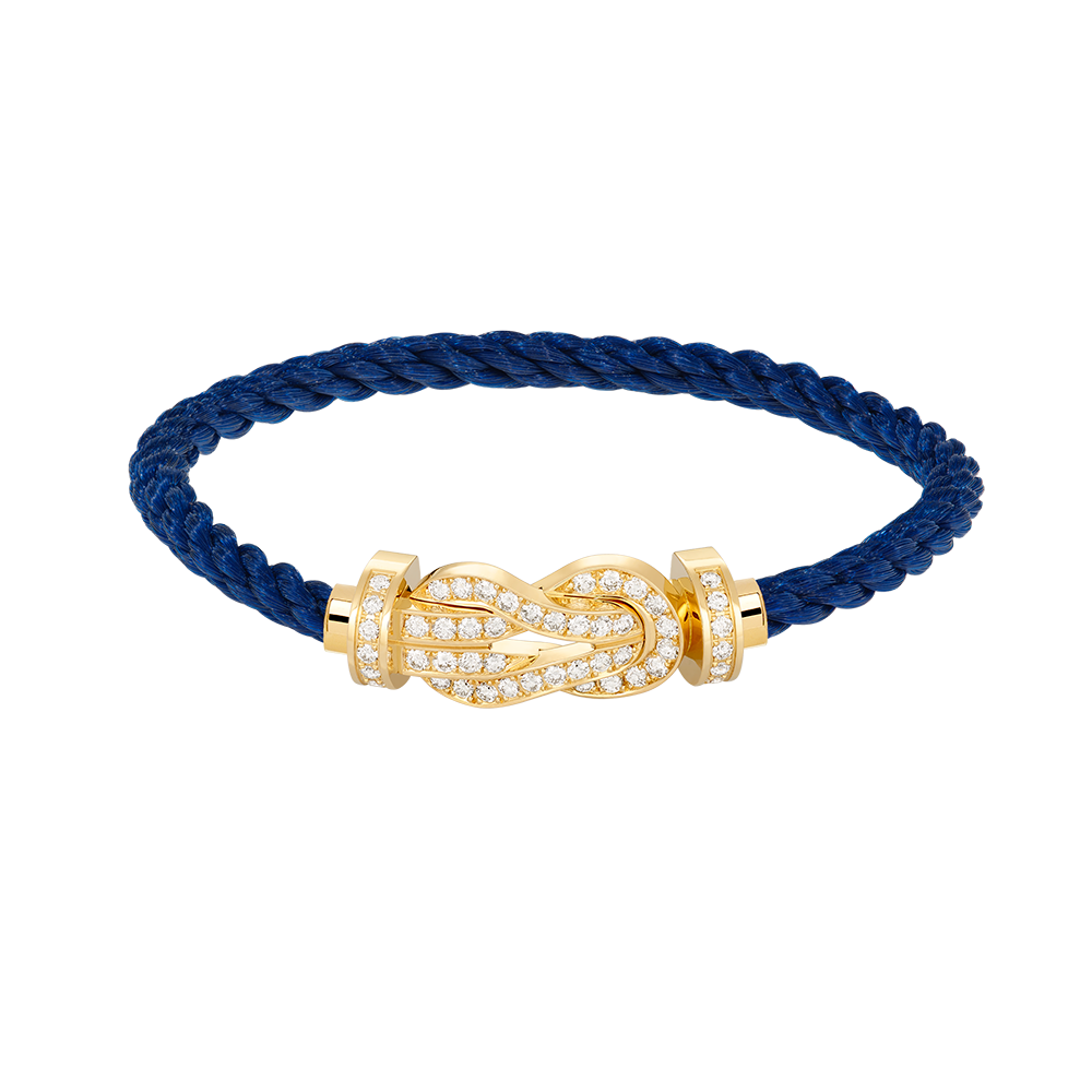 ¡®Lume Jewels¡¯CHANCE LARGE 8 FIGURE BUCKLE FULLDIAMOND BRACELET GOLD