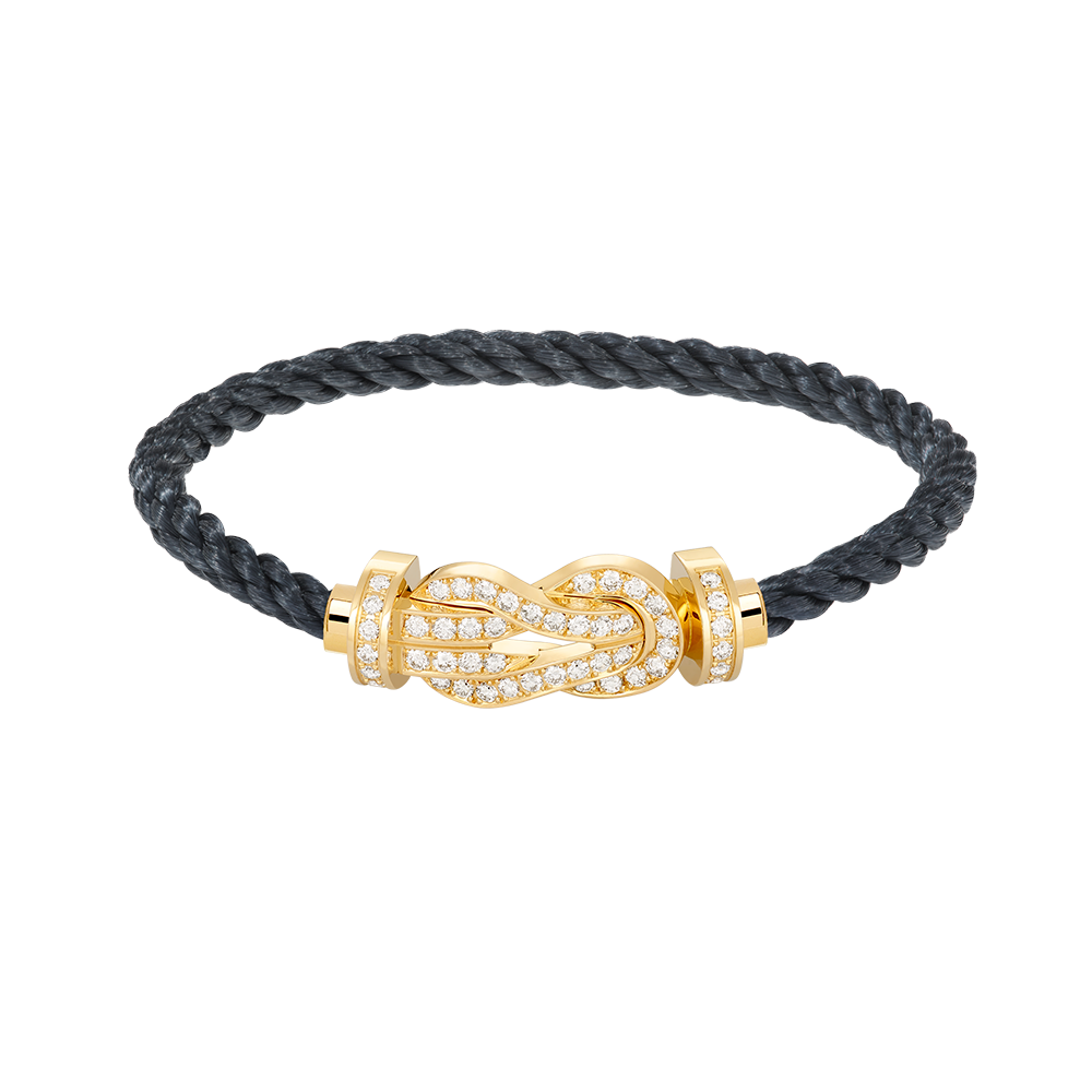 ¡®Lume Jewels¡¯CHANCE LARGE 8 FIGURE BUCKLE FULLDIAMOND BRACELET GOLD