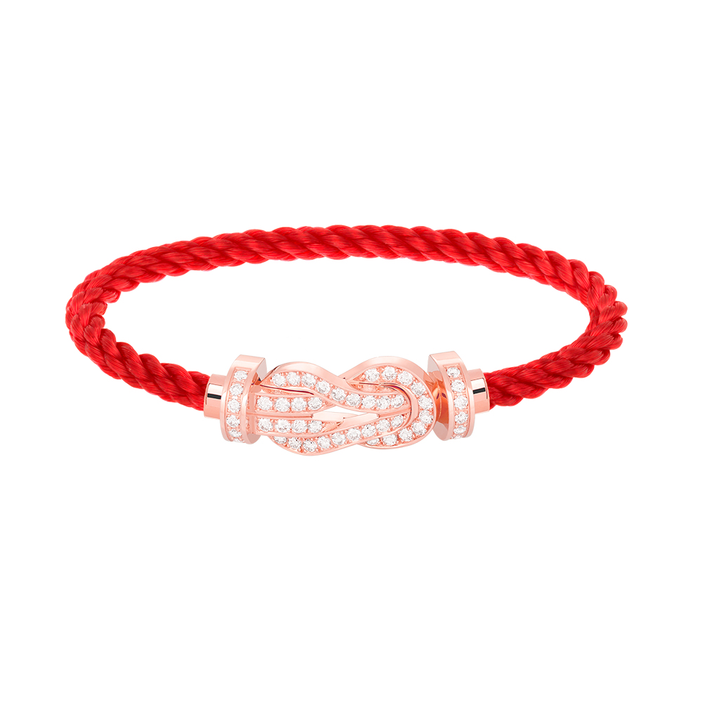 ¡®Lume Jewels¡¯CHANCE LARGE 8 FIGURE BUCKLE FULL DIAMOND BRACELET ROSE GOLD