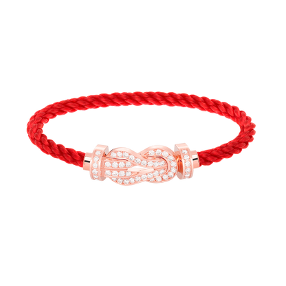 ¡®Lume Jewels¡¯CHANCE LARGE 8 FIGURE BUCKLE FULL DIAMOND BRACELET ROSE GOLD