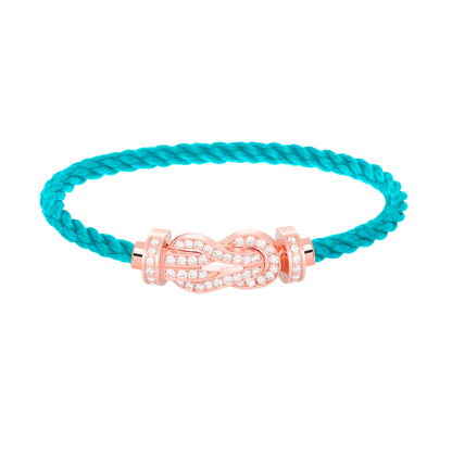 ¡®Lume Jewels¡¯CHANCE LARGE 8 FIGURE BUCKLE FULL DIAMOND BRACELET ROSE GOLD