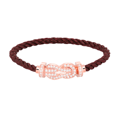 ¡®Lume Jewels¡¯CHANCE LARGE 8 FIGURE BUCKLE FULL DIAMOND BRACELET ROSE GOLD