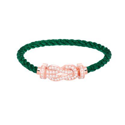 ¡®Lume Jewels¡¯CHANCE LARGE 8 FIGURE BUCKLE FULL DIAMOND BRACELET ROSE GOLD