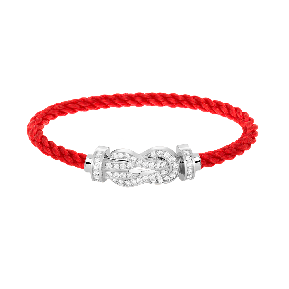 ¡®Lume Jewels¡¯CHANCE LARGE 8 FIGURE BUCKLE FULL DIAMOND BRACELET SILVER