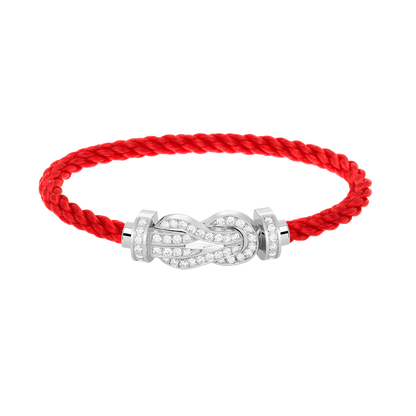 ¡®Lume Jewels¡¯CHANCE LARGE 8 FIGURE BUCKLE FULL DIAMOND BRACELET SILVER