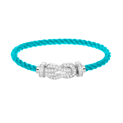 ¡®Lume Jewels¡¯CHANCE LARGE 8 FIGURE BUCKLE FULL DIAMOND BRACELET SILVER