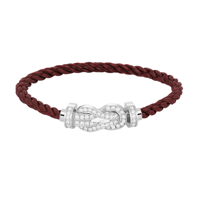¡®Lume Jewels¡¯CHANCE LARGE 8 FIGURE BUCKLE FULL DIAMOND BRACELET SILVER