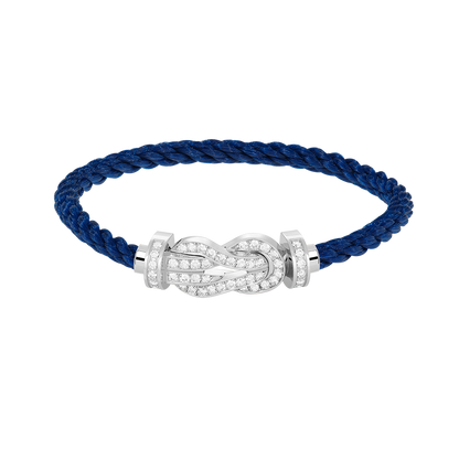 ¡®Lume Jewels¡¯CHANCE LARGE 8 FIGURE BUCKLE FULL DIAMOND BRACELET SILVER