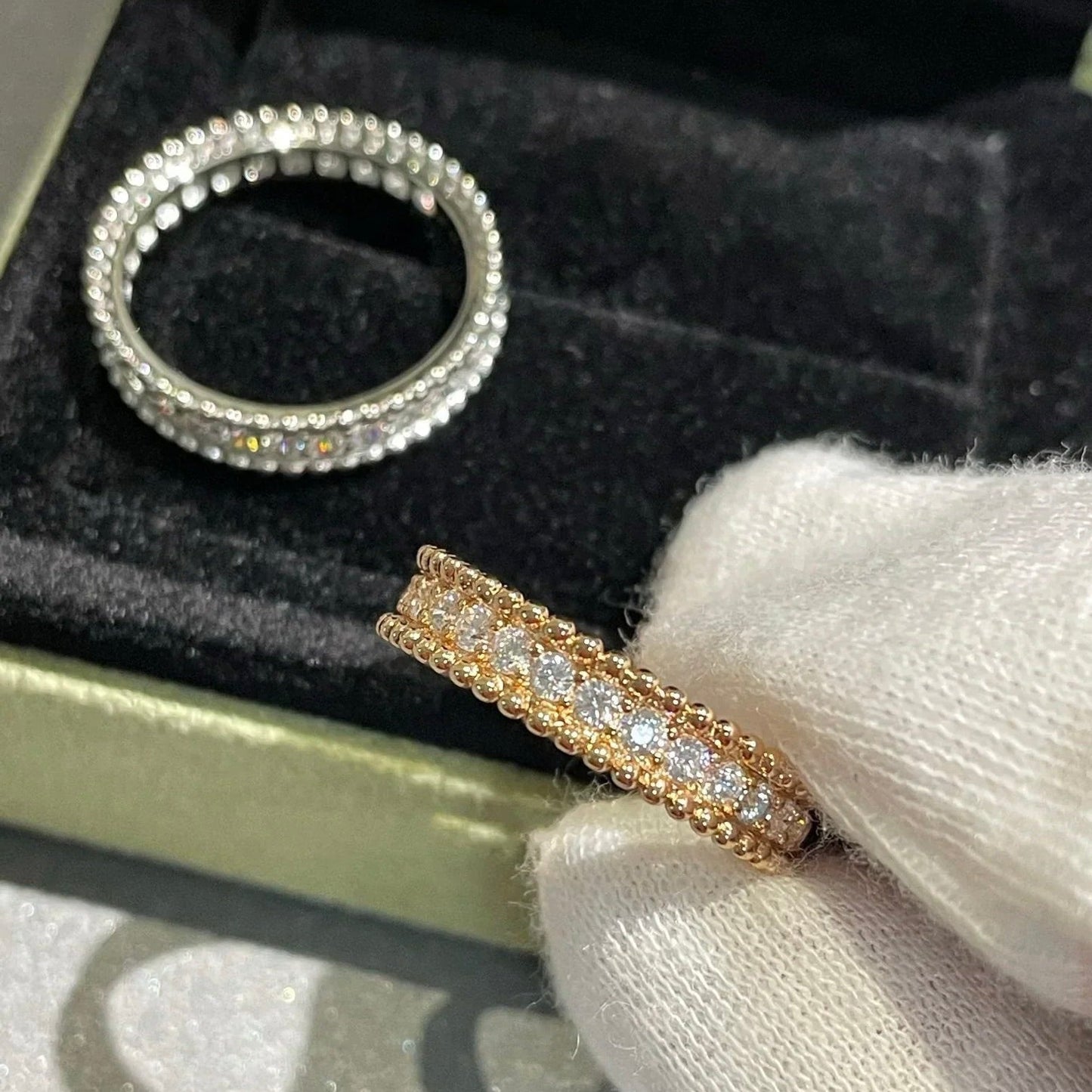 ¡®Lume Jewels¡¯PERLEE DIAMOND ROSE GOLD RING