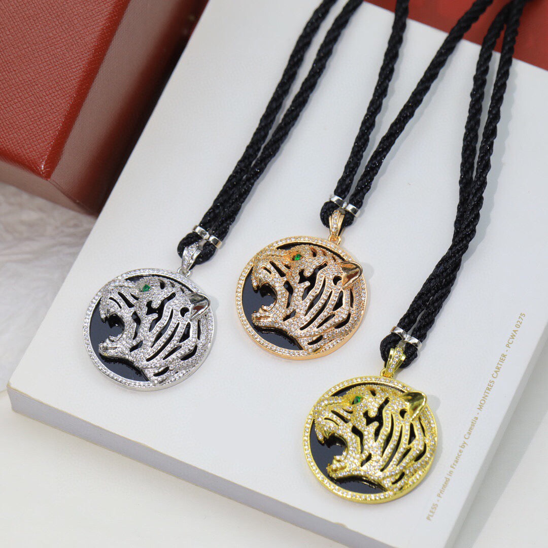¡®Lume Jewels¡ Openwork Tiger Cord Pendant Necklace